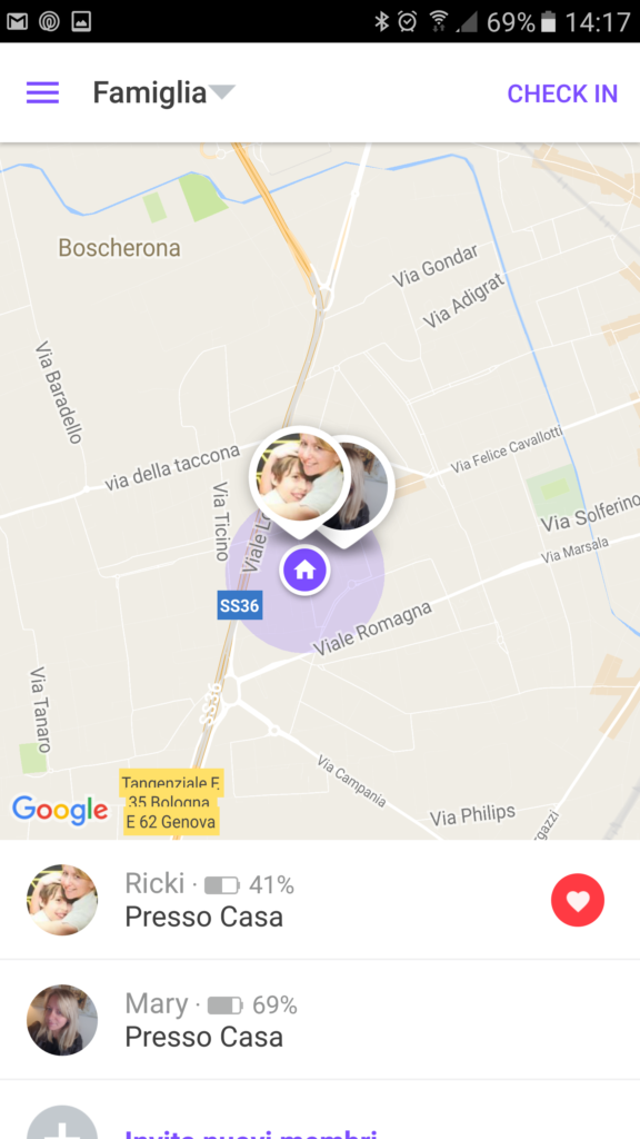 Life360 Mappa